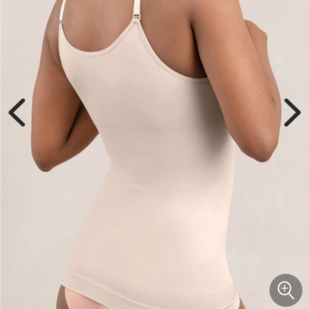 NEW! Shapermint Scoop Neck Cami Cream Shapewear Slimming Camisole - Picture 2 of 9